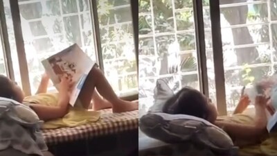 But she is heard signing Gehra Hua from the movie Dhurandhar. (Photo Credit: Instagram)