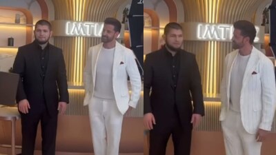 Hrithik Roshan was shooting for an ad for a Dubai-based company. (Photo Credit: Instagram)