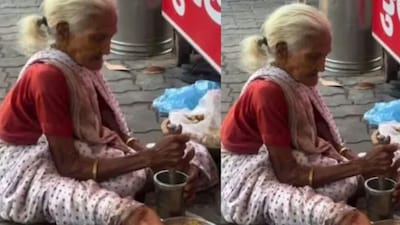 The aroma of her adrak chai (ginger tea), familiar to generations of students, continues to draw passersby. (Photo: Instagram/@_.sakshieee)