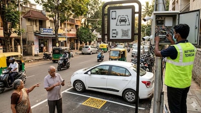 A Chennai-based private firm is likely to manage the operations, including mapping parking spaces, integrating payment systems and overseeing enforcement mechanisms. (AI Image)