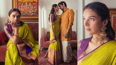 Aditi Rao Hydari's Kanjeevaram Lehenga Is A Memorable Ode To Handwoven India 