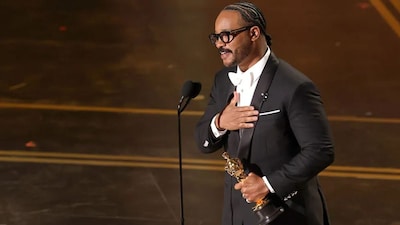 Ryan Coogler thanked his wife, Zinzi and their children.