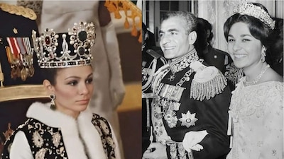 Iran’s Only Empress Had A Crown With 1,469 Diamonds, And A Wedding Dress Designed By Yves Saint Laurent