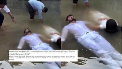 “Pre-Wedding Shoots Are Getting Too Weird”: Viral Video Of Couple Lying In Water Raises Eyebrows Online