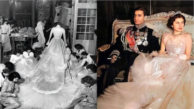 Did You Know The Golestan Palace Once Hosted The Royal Wedding Of The 'Dior Bride Of Tehran' Whose Wedding Dress Had 6000 Diamonds? Credit: X/Instagram