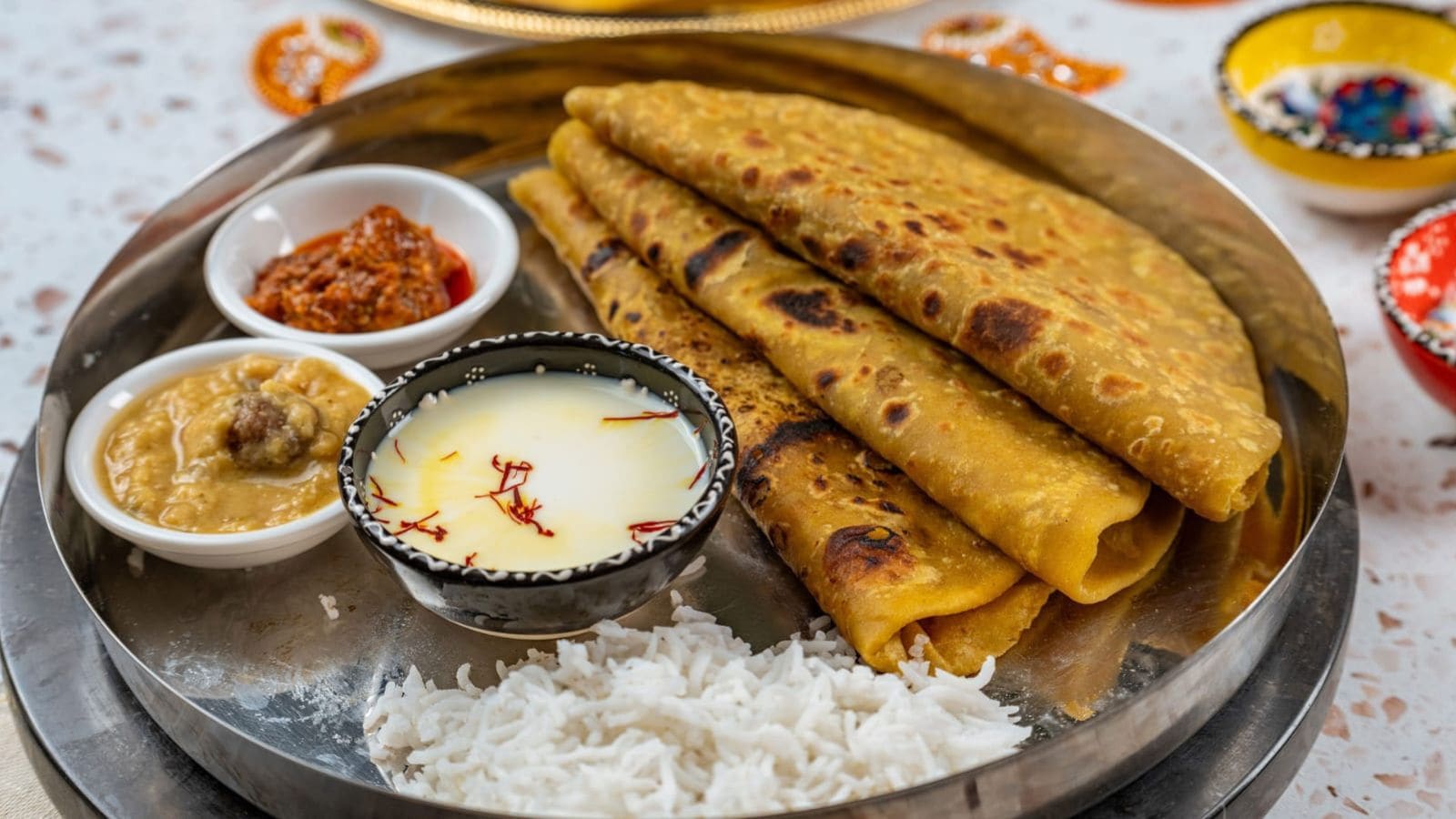 Puran Poli with Mango Filling