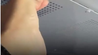 The incident took place on the Awantika Express.