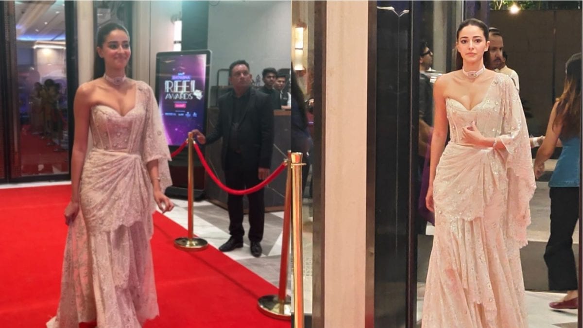 Ananya Panday’s Sari-Inspired Tarun Tahiliani Look At Showsha Reel Awards 2026 Is A Lesson In Modern Couture