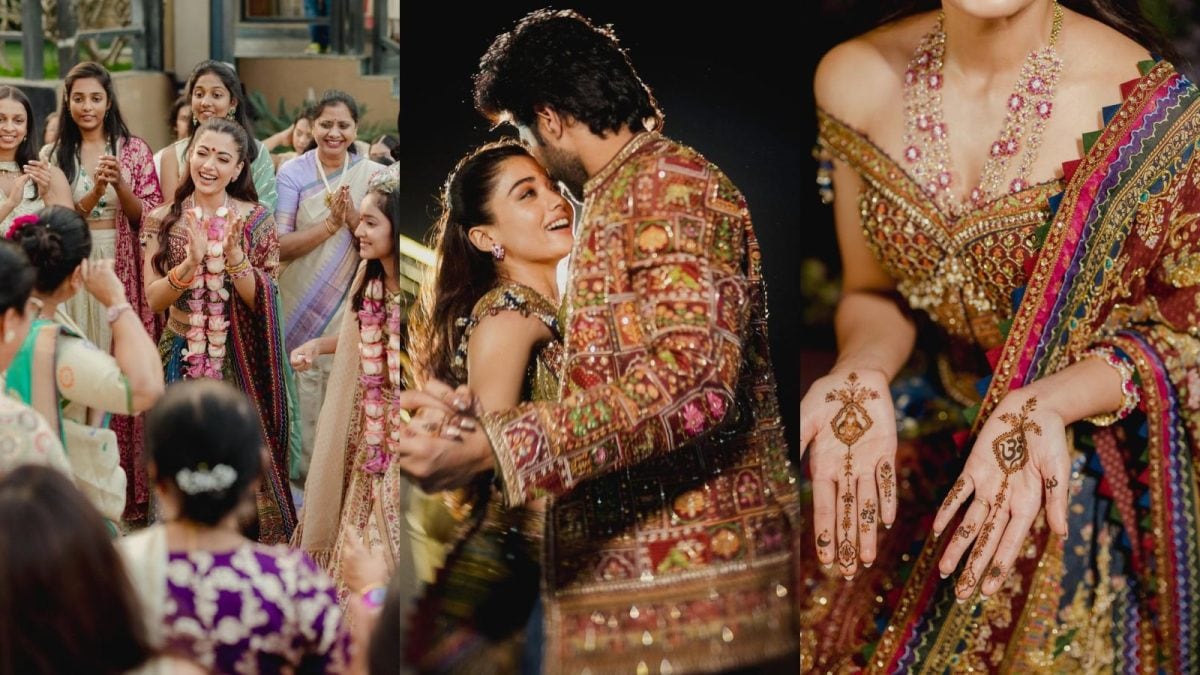 Rashmika Mandanna And Vijay Deverakonda Twin In Torani, Bring Heritage Glamour To Their Pradhanam and Mehendi Ceremony | Fashion News