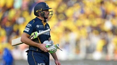 Jos Buttler bats at No. 3 for Gujarat Titans, serving as the ‘disruptor’ in the top order, while openers Shubman Gill and Sai Sudharsan provide a steady, traditional start. He scored 538 runs in 13 matches last season, at a stunning average of 59.77 (Picture credit: AFP)