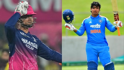 Vaibhav Sooryavanshi scored 15-ball 50 for RR in IPL 2026 match against CSK. (Picture Credit: AP, X/@BCCI)