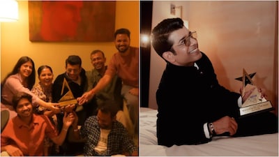 Viineet Kumar Siingh Celebrates His Showsha Reel Awards 2026 Win