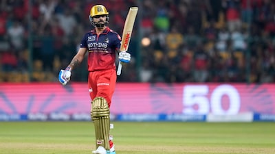 Virat Kohli smashed an unbeaten 69 off just 38 balls (AP)