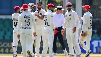 Afghanistan played their inaugural Test against India. (AFP Photo)