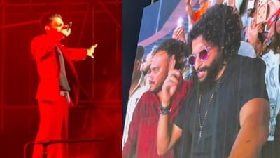 Nani Grooves at Anirudh's concert.