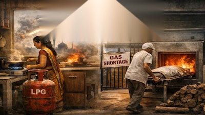 Gas Shortage Disrupts Daily Life in India (Photo: ChatGPT image)