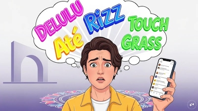 Gen Z Slang in India: 10 viral words Millennials are searching to stay updated. (AI generated image)