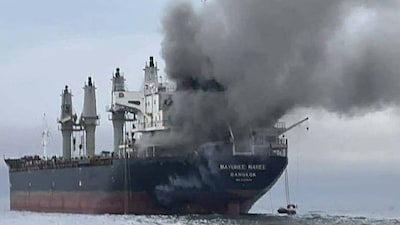 US-Israel-Iran War LIVE: Iran's Revolutionary Guard struck a Thai-flagged ship in the Strait of Hormuz. (AFP)