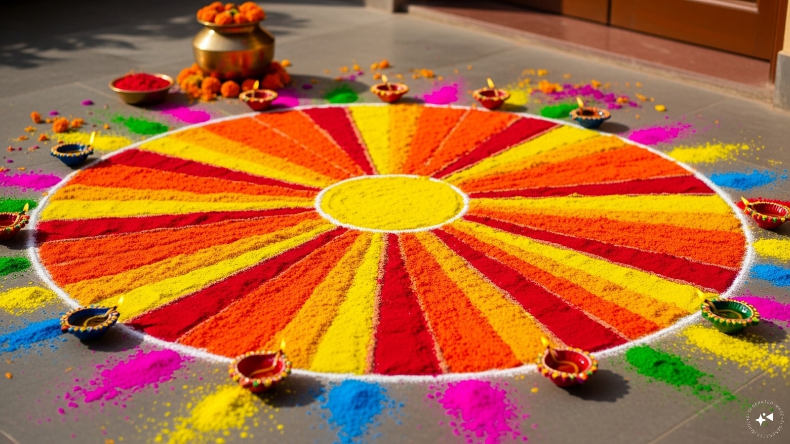 10 Colourful Rangoli Designs For Holi 2026