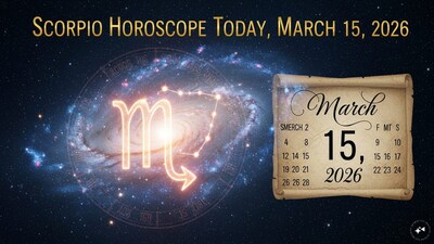 Scorpio Horoscope Today: Astrological predictions by Chirag Daruwalla for Vrishchika rashi on March 15, 2026. (AI generated image)