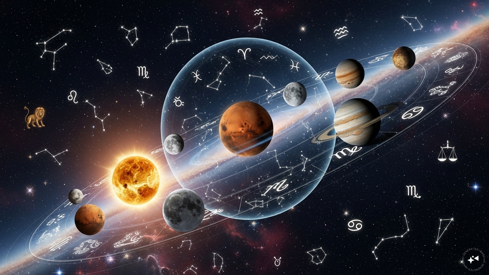 March begins with major planetary movements that could significantly influence several zodiac signs. Venus has entered Pisces, forming the powerful Malavya Rajyog. Jupiter will turn direct in Gemini, while the Sun will soon move from Aquarius into Pisces, forming a strong central alignment with Jupiter.