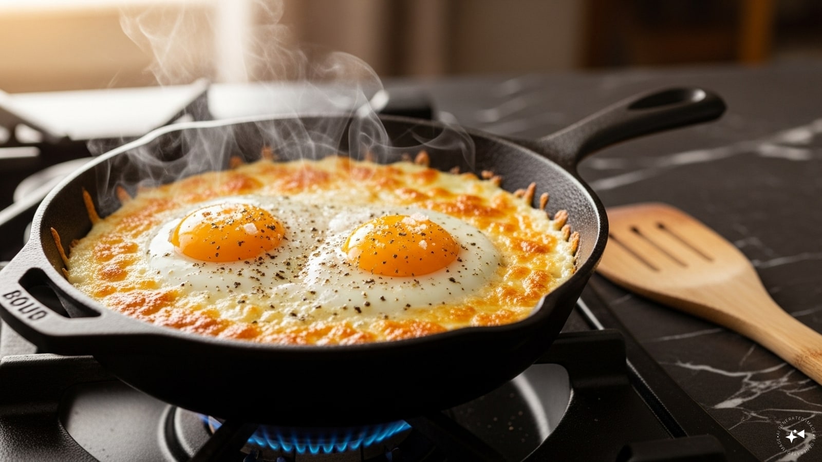 Cook to Your Liking: Let the eggs cook until they reach your desired consistency. Soft and runny yolks give the best contrast to the sweet and spicy flavours.