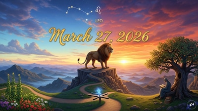 Leo Horoscope Today: Astrological predictions by Chirag Daruwalla for simha rashi on March 27 2026. (AI generated image)