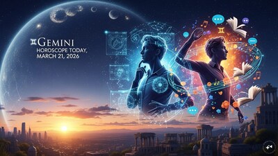 Gemini Horoscope today: Astrological predictions by Chirag Daruwalla for mithuna rashi on March 21 2026. (AI generated image)