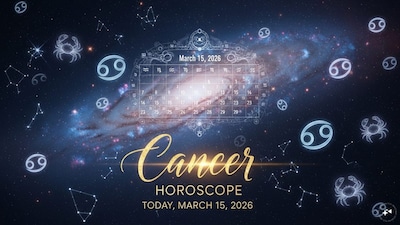 Cancer Horoscope Today: Astrological predictions by Chirag Daruwalla for kark rashi on March 15, 2026. (AI generated image)