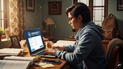 Scholarship search and financial planning have also been revolutionised through AI-powered tools. (AI Generated Image)