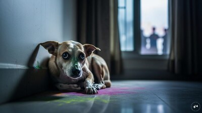  Trembling Or Shaking: Physical trembling is a primal response to extreme fear. If your pet is shivering without being cold, this is a physiological reaction to the loud, unpredictable noises associated with Holi, signaling they are feeling vulnerable and unsafe right now.