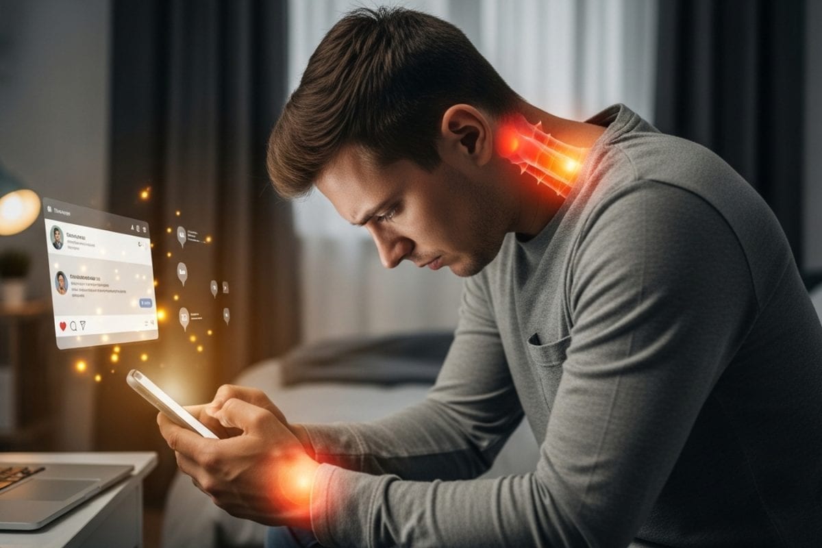 Why 20-Year-Olds Are Developing Wrist Pain And ‘Text Neck’, And How To Prevent It