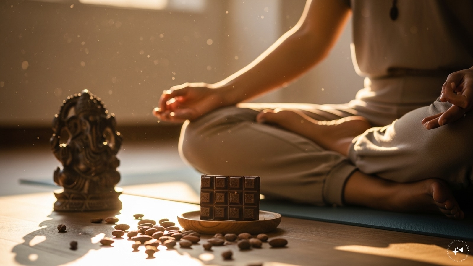  While Navratri aims for a Sattvic state, many modern practitioners find that a small amount of "stimulating" dark chocolate is better for their temperament than being irritable from low energy!