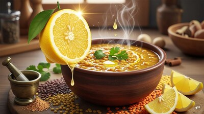  May Help With Nutrient Balance: Adding lemon can slightly reduce the impact of compounds like phytates in dal that otherwise limit mineral absorption.