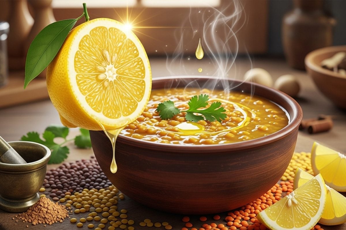 The Secret Power Of Squeezing Lemon In Your Dal?