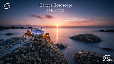 Cancer Horoscope Today: Astrological predictions by Chirag Daruwalla for kark rashi on March 6 2026. (AI generated image)