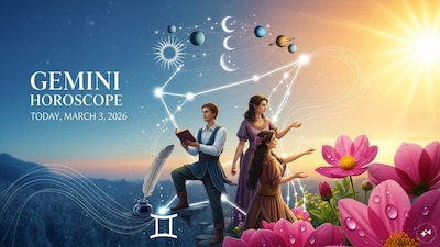 Gemini Horoscope today: Astrological predictions by Chirag Daruwalla for mithuna rashi on March 3 2026. (AI generated image)