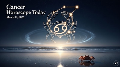 Cancer Horoscope Today: Astrological predictions by Chirag Daruwalla for kark rashi on March 10 2026. (AI generated image)
