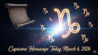 Capricorn Horoscope Today: Astrological predictions by Chirag Daruwalla for makara rashi on March 6, 2026. (AI generated image)