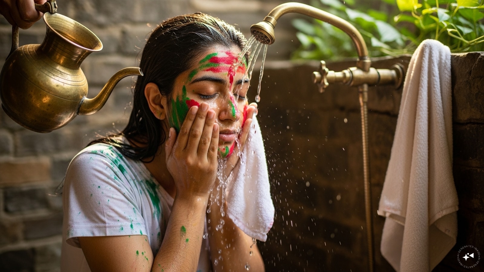 Leaving Colours On Too Long: Keeping the colours on your skin for hours allows chemicals to settle into the pores. Try to wash off the colours as soon as the celebrations end. Prolonged exposure increases the chances of contact dermatitis and stubborn colour stains.