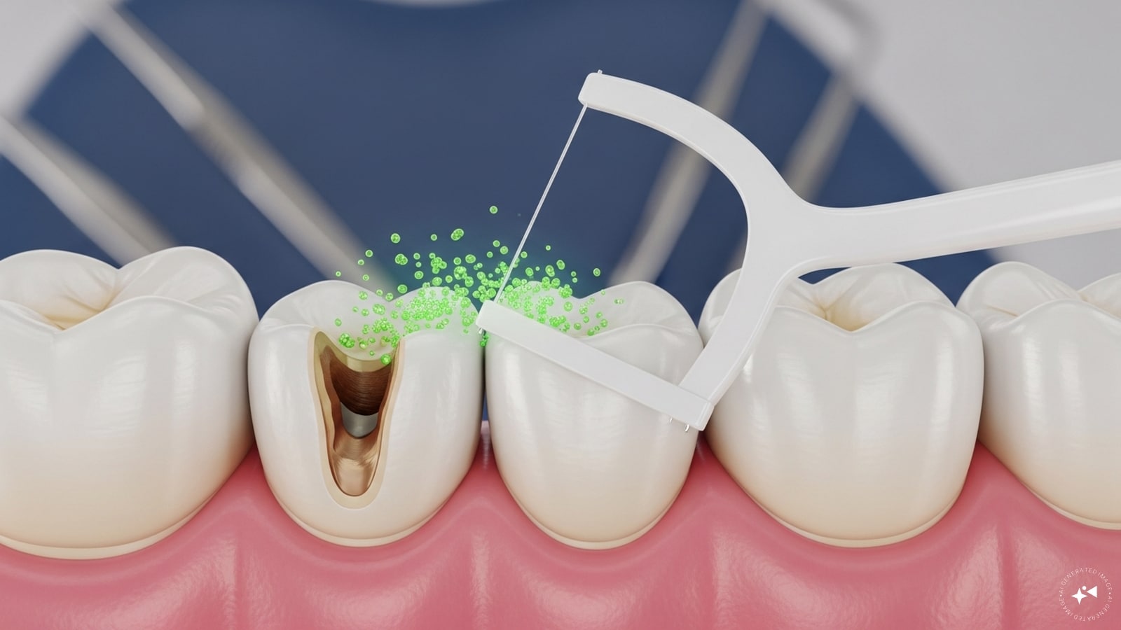 Reduces Risk of Tooth Decay: Cavities often form in tight spaces between teeth where toothbrush bristles can’t reach. Flossing clears out food particles and bacteria, lowering the risk of decay in these vulnerable areas.