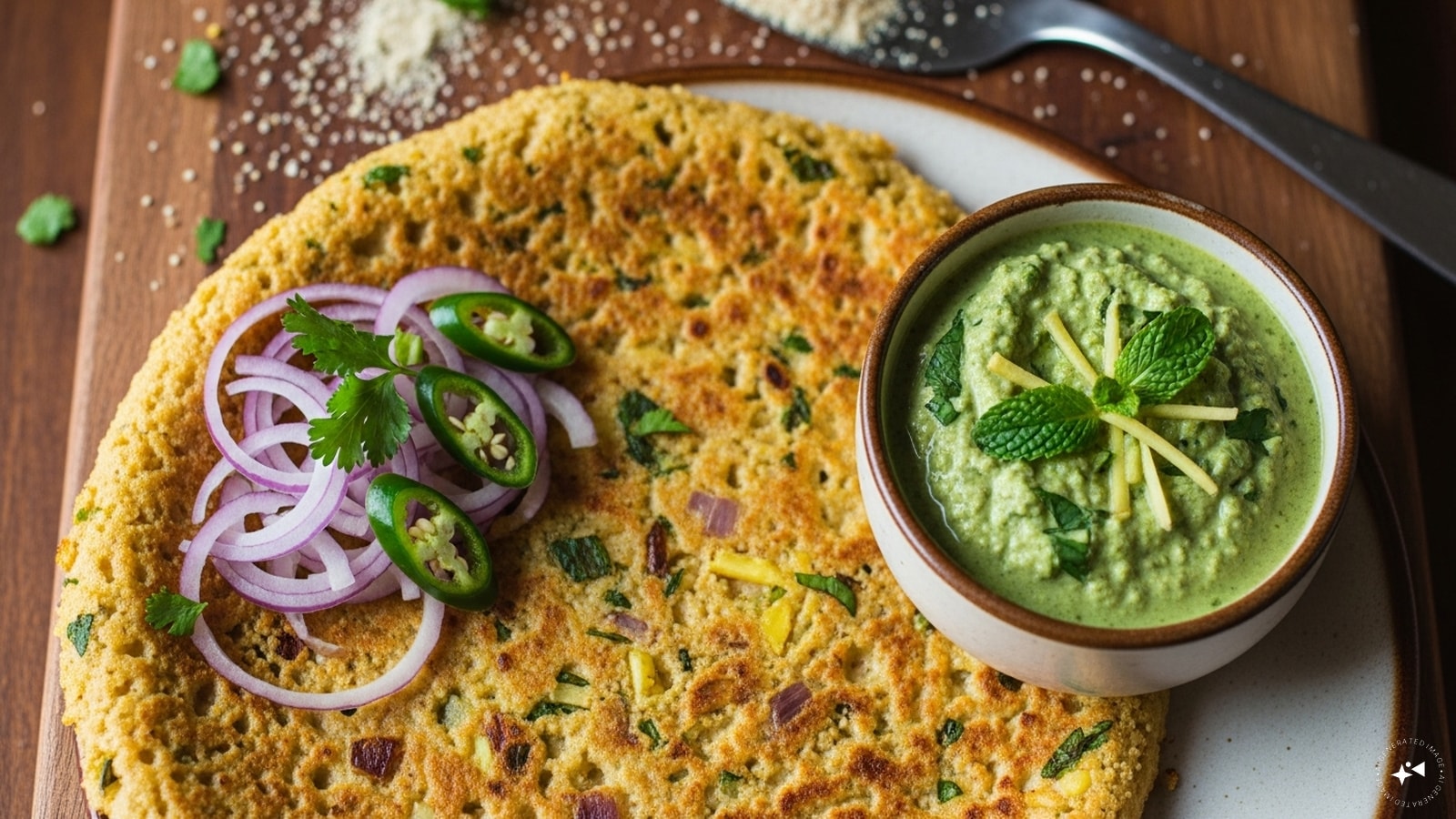Sattu Chilla: Whisk sattu with a little semolina, water, chopped onions, and ginger to create a smooth batter. Pour onto a hot pan to make thin, savoury crepes. These protein-packed pancakes take minutes to cook and pair perfectly with spicy green chutney. Sattu Chilla: Whisk sattu with a little semolina, water, chopped onions, and ginger to create a smooth batter. Pour onto a hot pan to make thin, savoury crepes. These protein-packed pancakes take minutes to cook and pair perfectly with spicy green chutney.