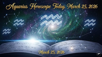 Aquarius Horoscope Today: Astrological predictions by Chirag Daruwalla for kumbha rashi on March 25, 2026. (AI generated image)