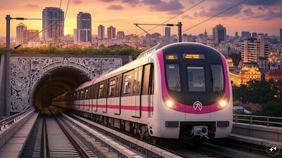The user noted that Bengaluru's metro system appears to prioritise station design and aesthetics over achieving a similarly expansive reach.
