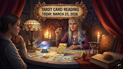 Tarot Card Predictions Today March 23 2026 Daily Tarot Card Reading for All Zodiac Signs. (AI generated image)