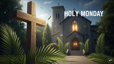Holy Monday is the first day of Holy Week in the Christian tradition, falling on the Monday before Easter Sunday.