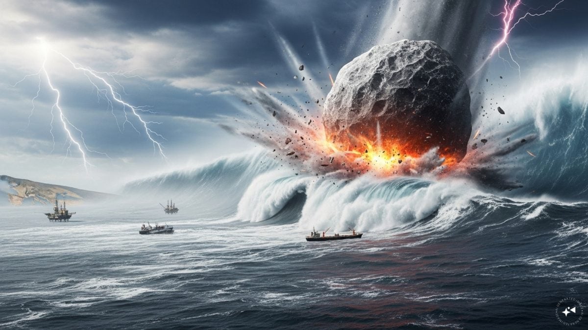 Asteroid That Struck North Sea & Led To 330-Ft Tsunami In Europe Was As Big As A Football Field