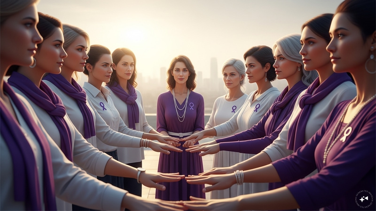 In modern Women’s Day campaigns, the colour is often used to represent transparency, peace and the collective effort for gender equality rather than its earlier associations. White is frequently paired with purple in campaign visuals and awareness materials to emphasise a shared commitment to equality.