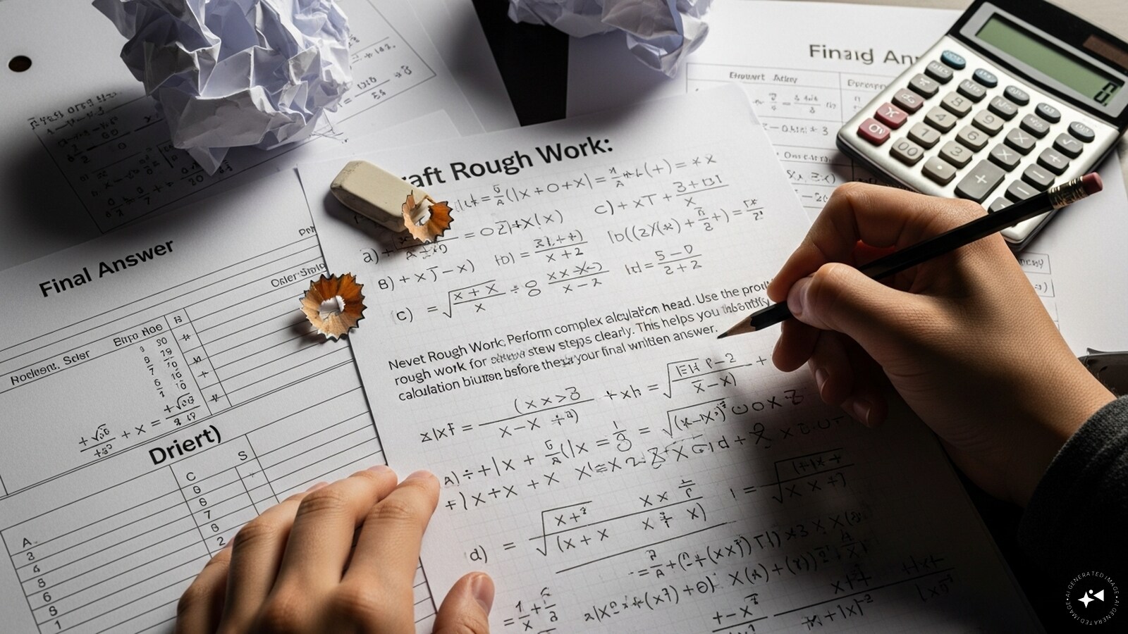 Math Rough Paper Solving How To Avoid Silly Mistakes In Exams?