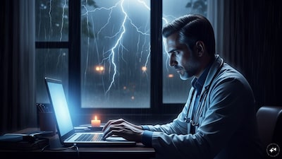 Bengaluru got relief from the heat Sunday — but the rain brought hailstones, gusty winds, traffic snarls, and power outages. Respite was short-lived. (AI-generated image)